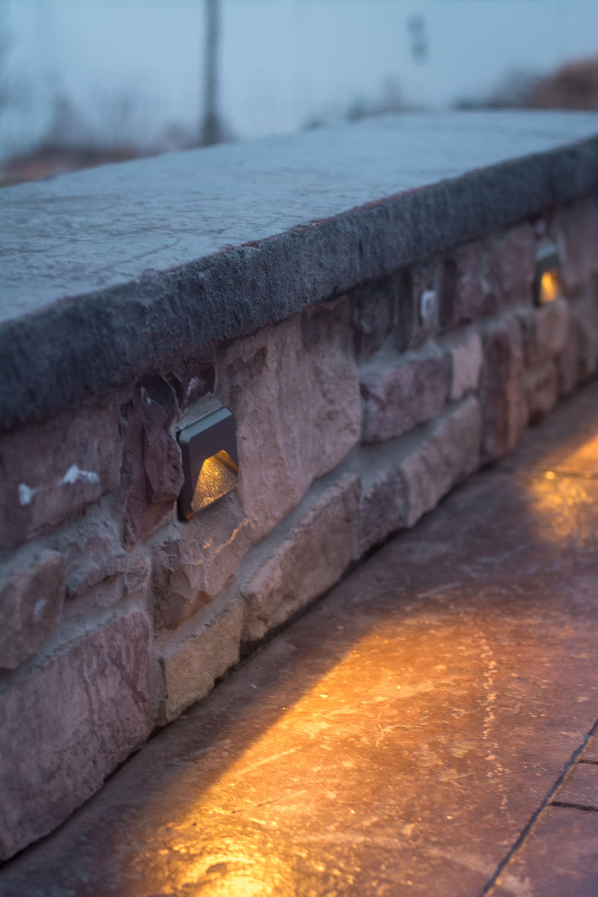Outdoor Hardscape Lighting Installation