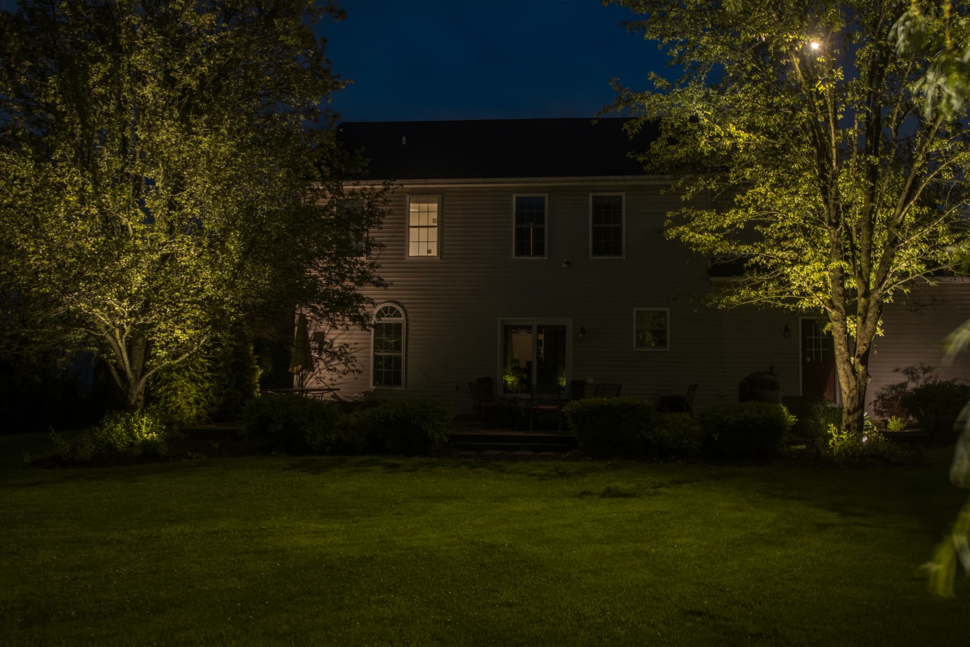 Gallery photos for Elegant Outdoor Lighting Transformation in Easton PA: Image #1