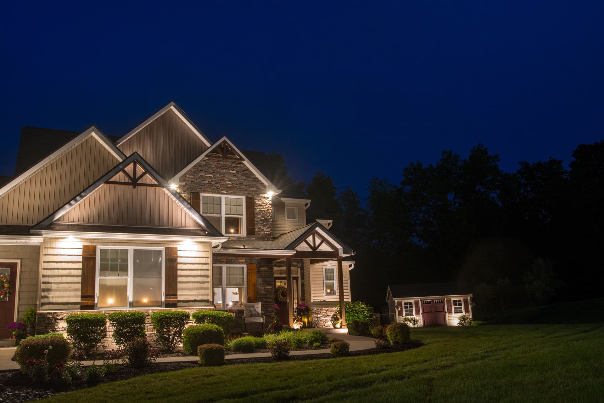 Gallery photos for Home & Landscape Lighting Makeover in Nazareth: Image #1