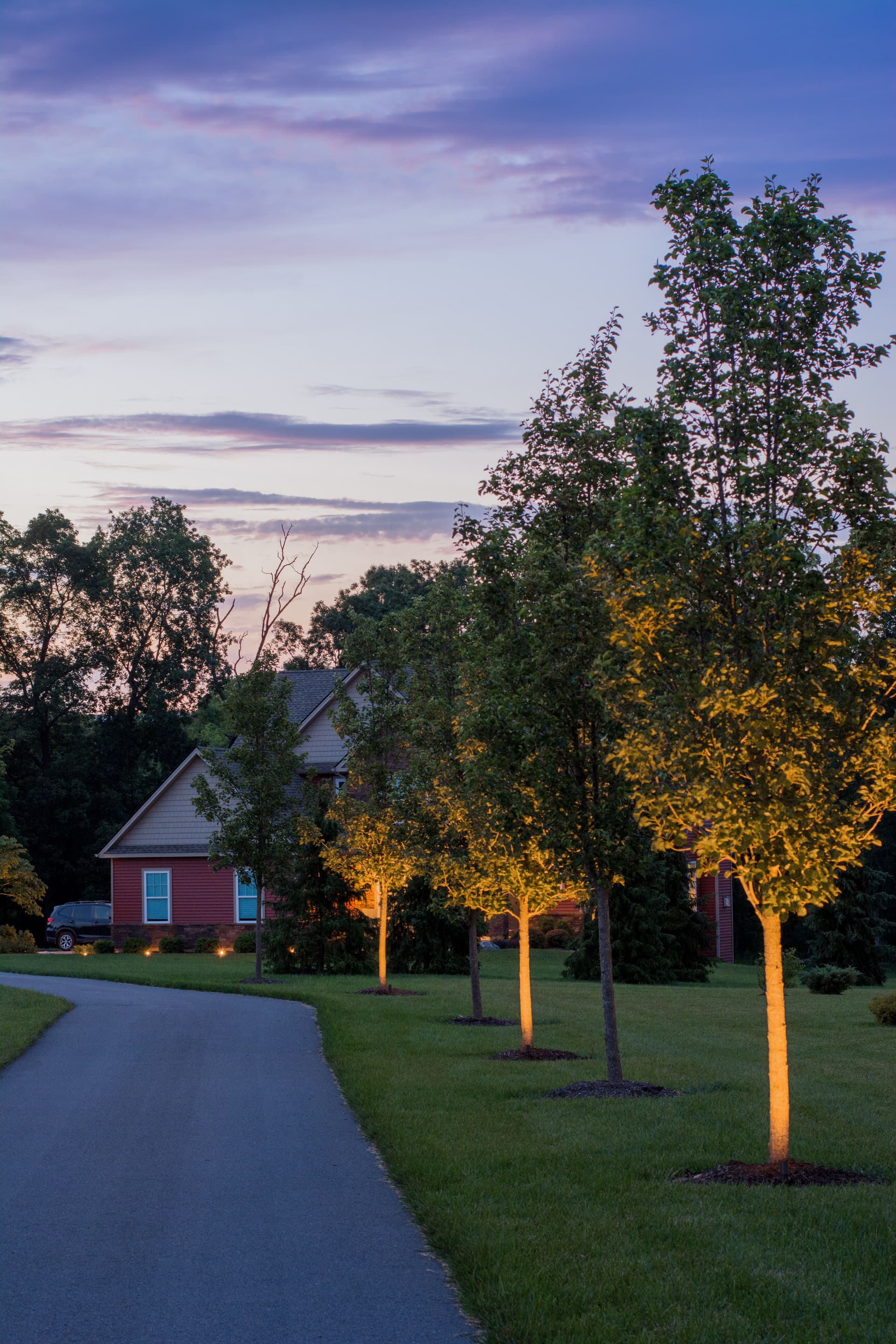 Gallery photos for Subtle Landscape Lighting for Nazareth Home: Image #1