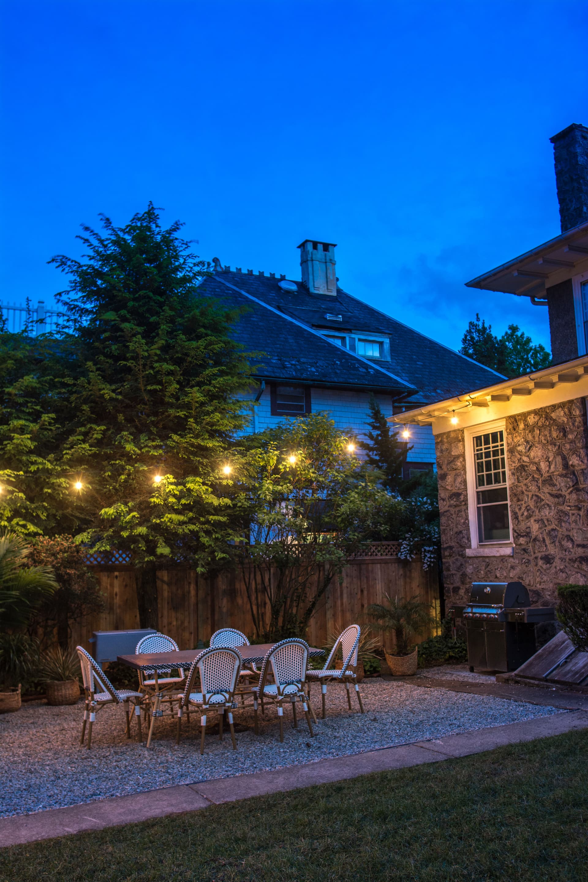 Gallery photos for Outdoor Bistro Lighting - Easton, PA: Image #2