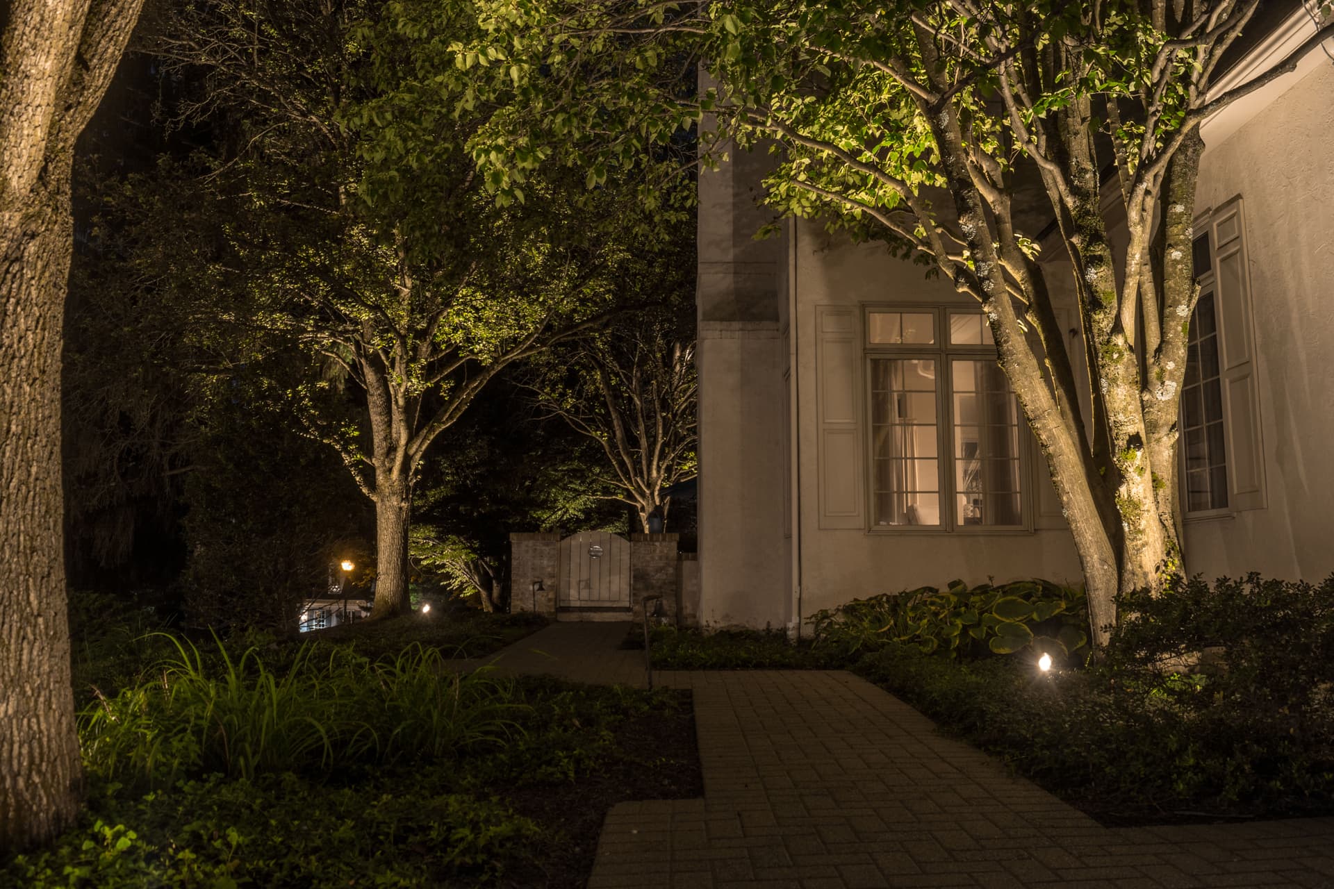 Gallery photos for Allentown Outdoor Lighting Transformation: Image #1