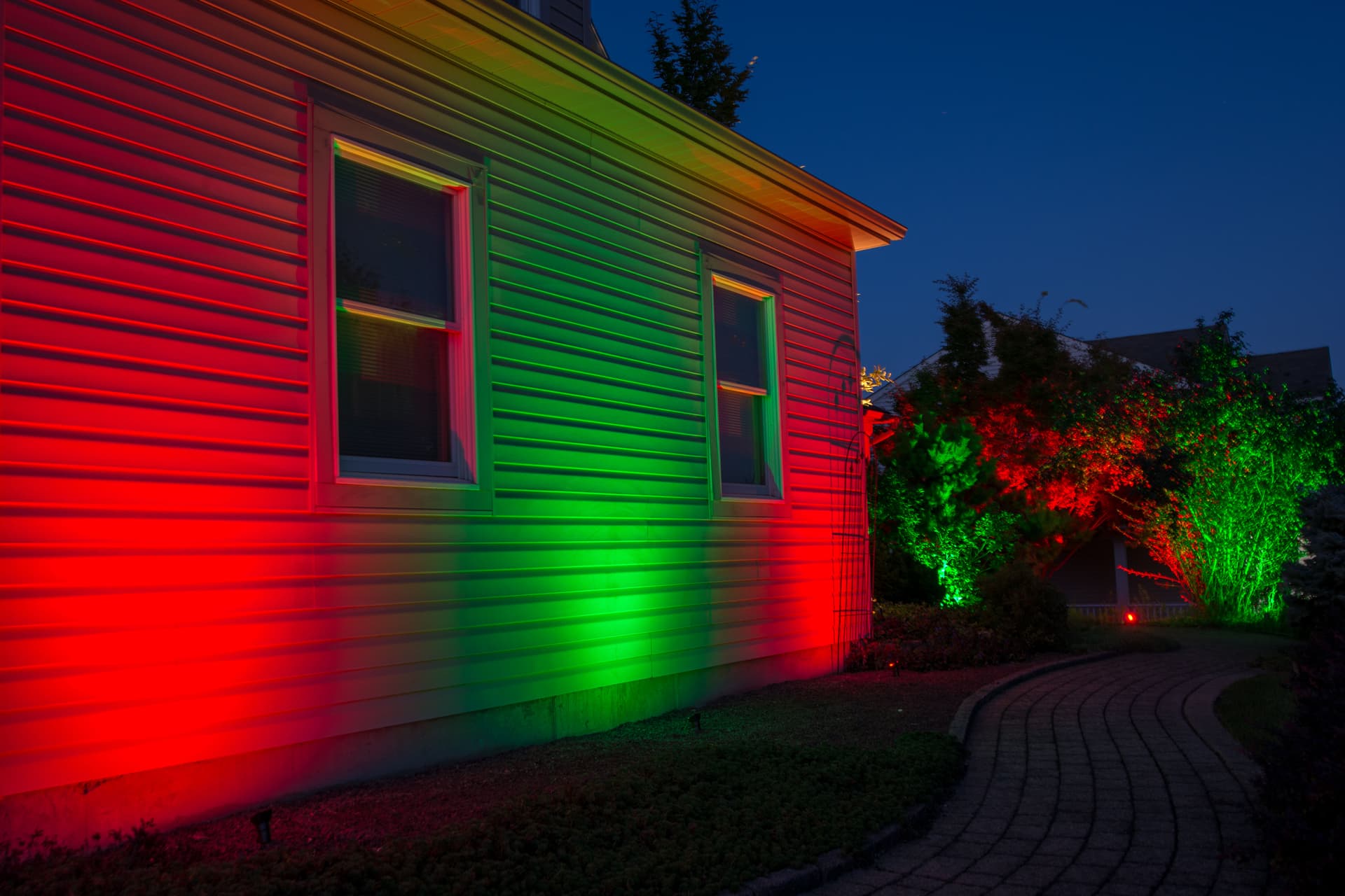 Gallery photos for Color-changing Landscape Lighting in Nazareth: Image #2