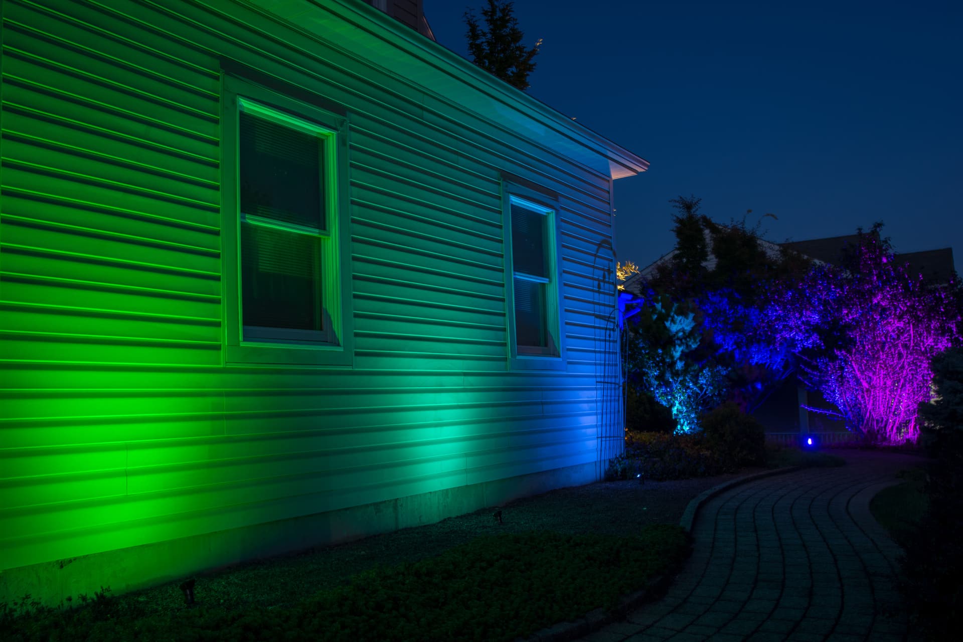 Gallery photos for Color-changing Landscape Lighting in Nazareth: Image #3
