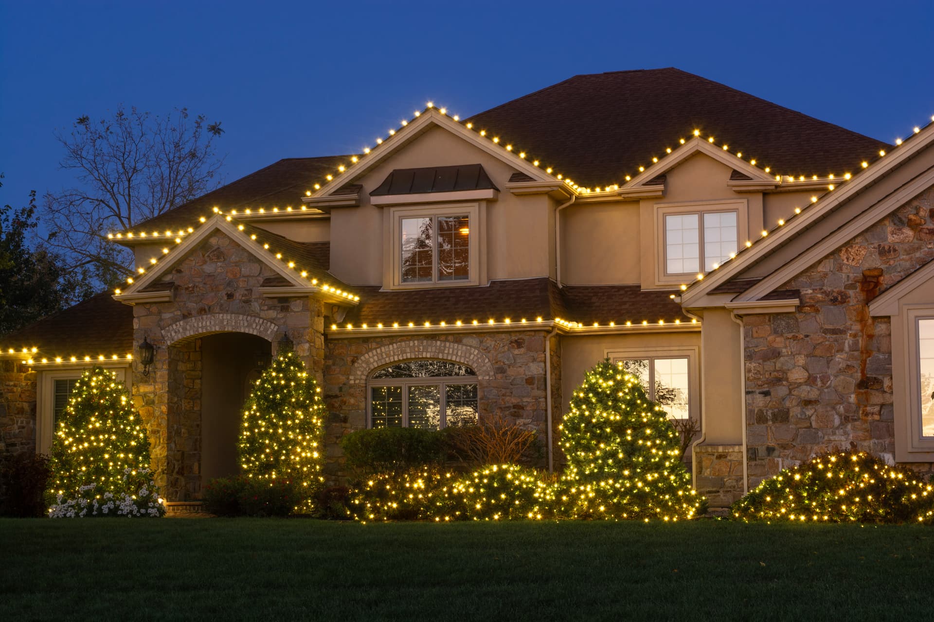 Christmas Lighting in Nazareth, PA image